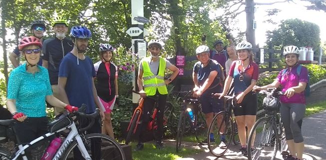 Spokes Cycling Group Photo